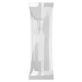 KIT GARFO E FACA CRISTAL C/ GUARDANAPO EM SACHE 5X50 CX C/250UN.