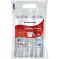 KIT 25 POTES PP REDONDOS CRISTALCOPO 350ML COM TAMPA
