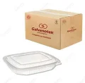 GA-306 POTE RETANGULAR 500 ML. C/10 UN. - (GALVANOTEK)