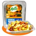 FORMA DE ALUMINIO RETANGULAR 1,5L C/ 100UN. (MELLO)