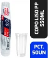 COPO 550ML ULTRA LISO TR PP CX C/50 UN.