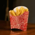 CAIXA EMBALAGEM BATATA FRITA GRANDE 50 UN. COR VERMELHO