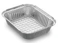 BANDEJA RETANGULAR ALUMINIO (149X194) 1L C/10UN.