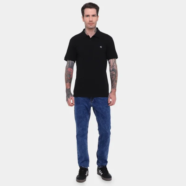 Camisa Polo Calvin Klein Logo Bordado Masculina