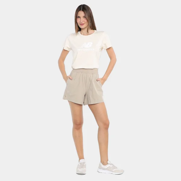 Short New Balance Trend Small Logo Feminino
