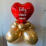 Arranjo de mesa corao