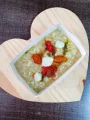 Risoto de Pesto com Tomate Confit e Mussarela de B�fala