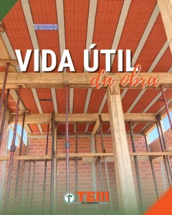 A qualidade da estrutura define a vida útil da sua obra.