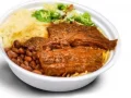 Marmitex com duas proteinas