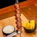 Kit: Espeto Fil� Mignon Com Bacon + Acompanhamentos da Casa