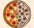 PIZZA M (METADE METADE)