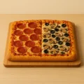 PIZZA QUADRADA (METADE METADE)