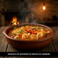 MOQUECA DE DOURADO AO MOLHO DE CAMAR�O PARA 03 PESSOAS