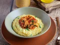 Polenta com Ragu de Frango