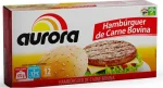 HAMBURGER AURORA CARNE BOVINA 90G