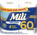 PAPEL HIGIENICO MILI 60MTS NEUTRO