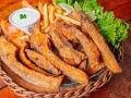 Pacu Frito + Acompanhamentos 2p