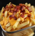 Batata Palito c/ Bacon e cheddar - P