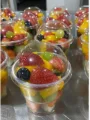 Salada de frutas com uva e morango 200 gramas