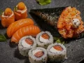 Combinado 8 Pe�as De Sushi + 1 mini temaki