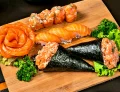 combinado individual 15 pe�as + 2 mini temaki salmao