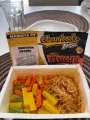 Frango desfiado com legumes