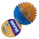 Bola para C�es Tpr Espinho Dual Azul e Laranja M�dia Jambo Un