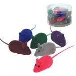 Pote Brinquedo Ratinho Real com Apito Cores Diversas Chalesco