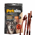 Petisco para C�es Bexiga Bovino Desidratado Palito Plena 5un