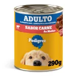 Ra��o �mida Para Cachorros Adultos Sabor Carne Ao Molho Pedigree 290g