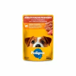 Ra��o �mida Sach� Pedigree C�es Adultos Ra�as Pequenas Sabor Cordeiro Ao Molho - 100g
