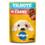 Ra��o �mida Sach� Pedigree C�es Filhotes Sabor Carne Ao Molho - 100g