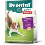 Drontal Plus Sabor Carne C/ 4cp - Elanco