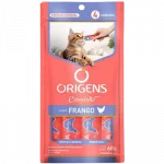 Petisco Cremoso Origens Creminho Frango Para Gatos - 4 Unidades