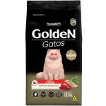 Ra��o Golden Gatos Adultos Sabor Carne - 10,1 Kg