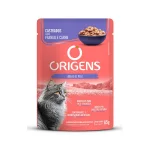 Ra��o �mida Sach� Origens Gatos Castrados Sabor Frango e Carne 85 G