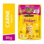 Sach� Friskies Para Gatos - Sabor Carne Ao Molho  85g