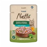 Sach� para Gatos Adultos Castrados Nattu Frango E Ab�bora Premier 70g