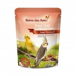Ra��o Reino das Aves Extra Gold Frutas para P�ssaros 400g