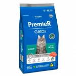 PREMIER GATOS ADULTO SALMAO LIGHT 7.5KG