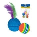 Bolinhas de Borracha Catnip Chalesco 4un