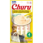 Churu Cat Frango C/ Queijo Blister C/4 Gatos