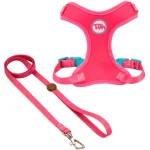 Peitoral com Guia Para Gatos Neo Fiji Rosa Toh