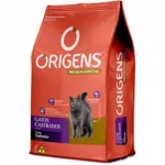 Ra��o para Gatos Castrados Sabor Salm�o Origens 3kg