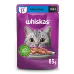 Ra��o �mida Para Gatos Adultos Sabor Peixe Jelly Whiskas 85g