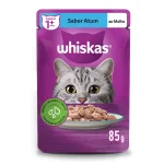 Ra��o �mida Sach� Whiskas Gatos Adultos Sabor Atum Ao Molho - 85 G
