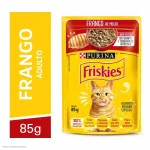 Sach� Purina Friskies Gatos Adultos Sabor Frango Ao Molho 85 G