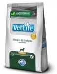 Ra��o Farmina Vet Life Natural Obesity e Diabetic Para C�es Adultos Ra�as Pequenas Obesos e/Ou Diab�ticos 2kg