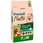 Ra��o Premier Nattu C�es Adultos Ra�as Pequenas Sabor Ab�bora - 1 Kg