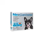 Antipulgas E Carrapatos Para C�es de 4,1 A 10kg Nexgard 3 Comprimidos